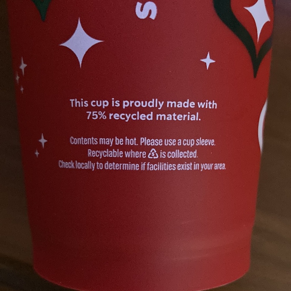 NEW Red Starbucks Holiday Reusable Cup - Picture 5 of 5